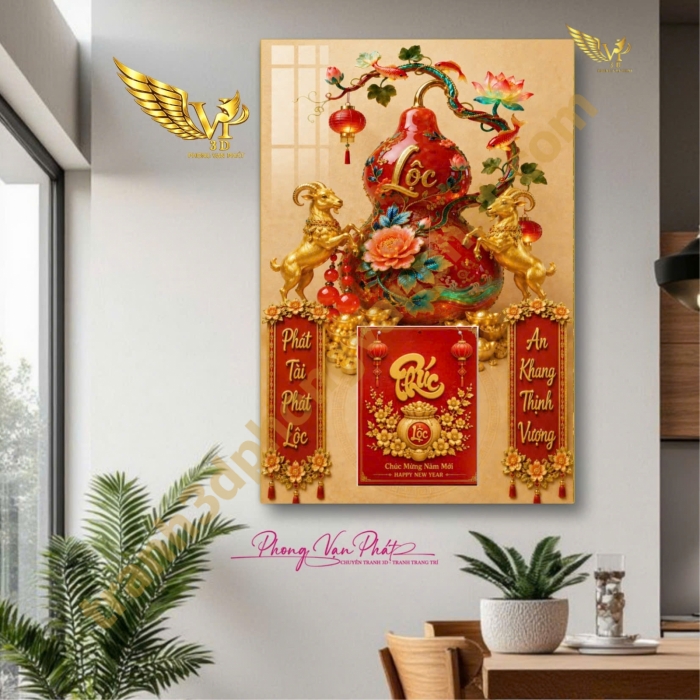 Đỉnh Cao Lịch Tết 2027: Lịch Gỗ Tráng Gương Đinh Mùi 3D Phong Vạn Phát