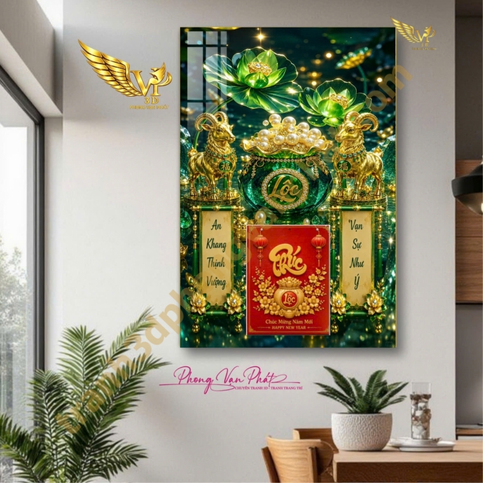 Đỉnh Cao Lịch Tết 2027: Lịch Gỗ Tráng Gương Đinh Mùi 3D Phong Vạn Phát