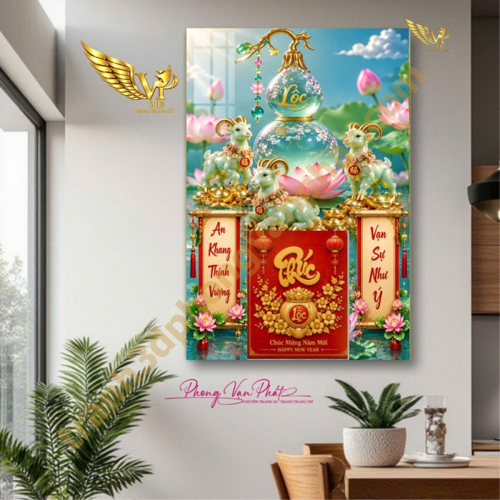 Đỉnh Cao Lịch Tết 2027: Lịch Gỗ Tráng Gương Đinh Mùi 3D Phong Vạn Phát