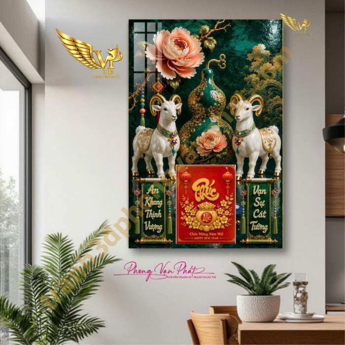 Đỉnh Cao Lịch Tết 2027: Lịch Gỗ Tráng Gương Đinh Mùi 3D Phong Vạn Phát