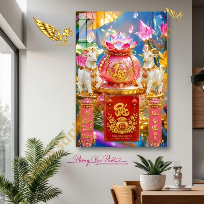 Đỉnh Cao Lịch Tết 2027: Lịch Gỗ Tráng Gương Đinh Mùi 3D Phong Vạn Phát