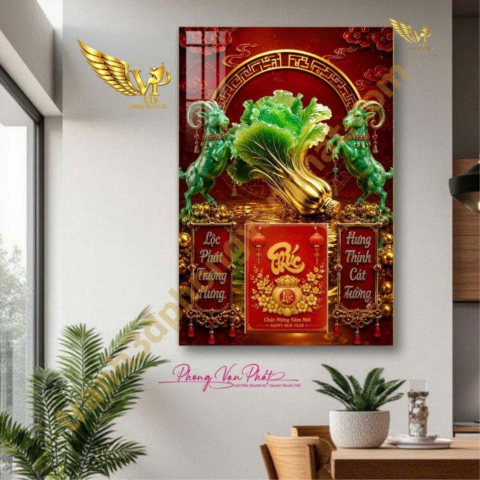 Đỉnh Cao Lịch Tết 2027: Lịch Gỗ Tráng Gương Đinh Mùi 3D Phong Vạn Phát