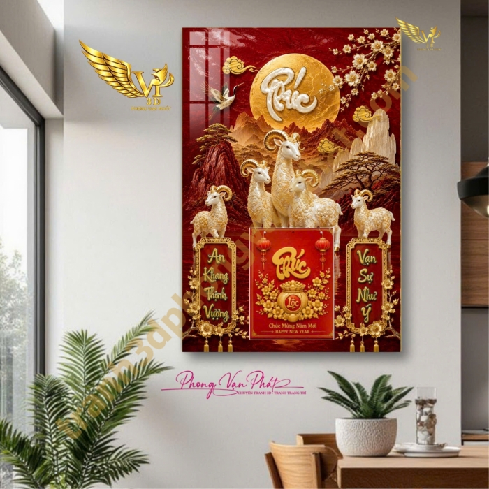 Đỉnh Cao Lịch Tết 2027: Lịch Gỗ Tráng Gương Đinh Mùi 3D Phong Vạn Phát