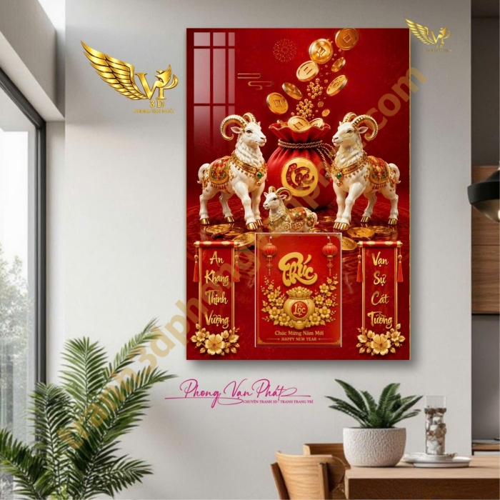 Đỉnh Cao Lịch Tết 2027: Lịch Gỗ Tráng Gương Đinh Mùi 3D Phong Vạn Phát
