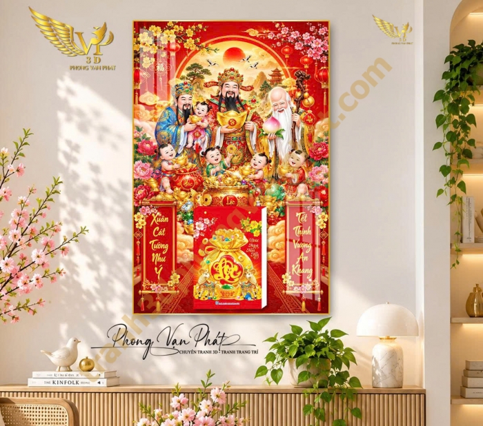 Bộ sưu tập lịch tết Phúc-Lộc-Thọ
