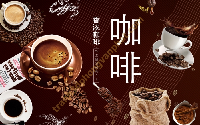 Tranh trang trí quán cà phê - Quán Trà Sửa 