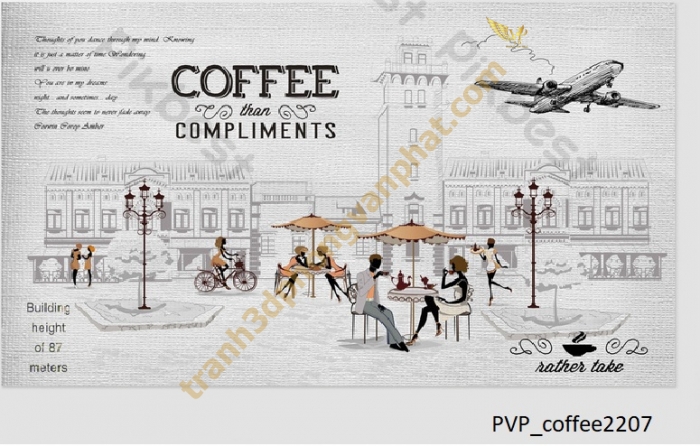 Tranh trang trí quán cà phê - Quán Trà Sửa 