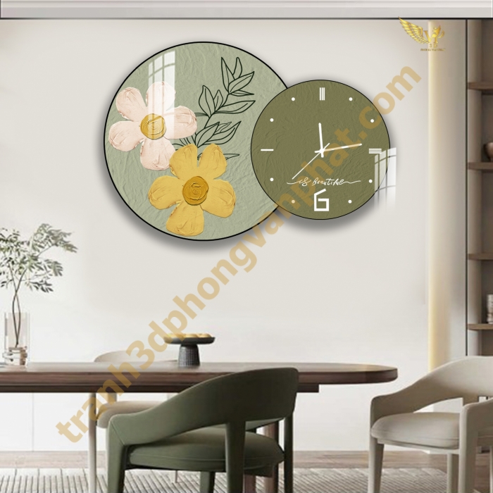 72++ Mẫu tranh đồng hồ  Tranh tráng gương kết hợp đồng hồ mới lạ, sang trọng, phù hợp mọi không gian,