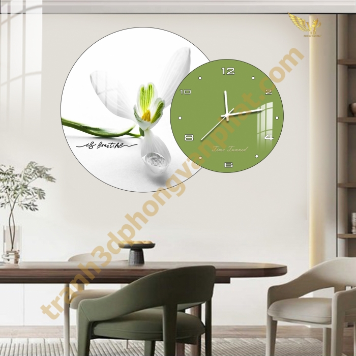 Tranh Đồng Hồ Treo Tường Cách Điệu: Một Tác Phẩm Nghệ Thuật 