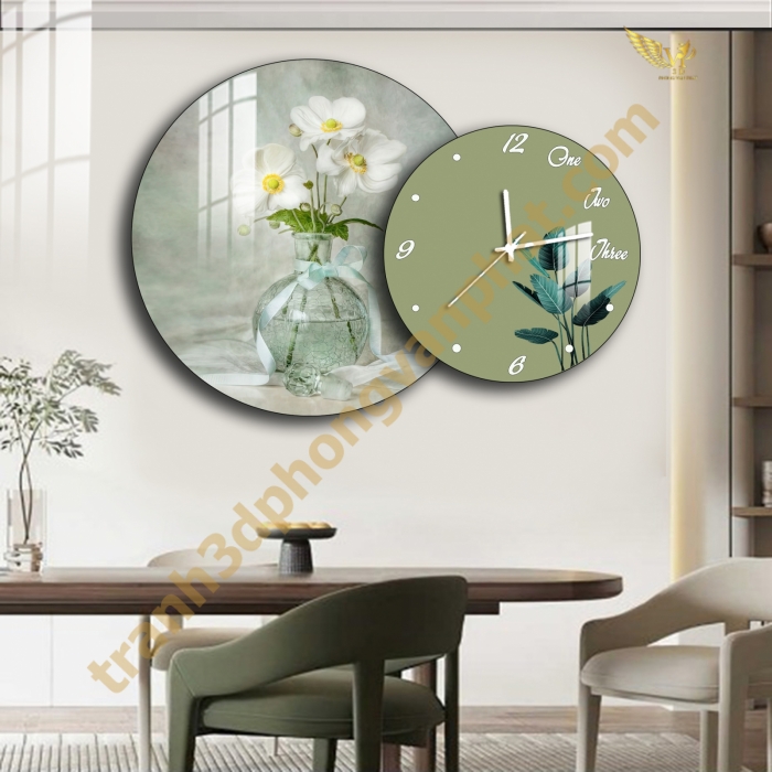 Tranh Đồng Hồ Treo Tường Cách Điệu: Một Tác Phẩm Nghệ Thuật 