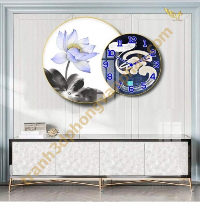 Tranh Đồng Hồ Treo Tường Cách Điệu: Một Tác Phẩm Nghệ Thuật 
