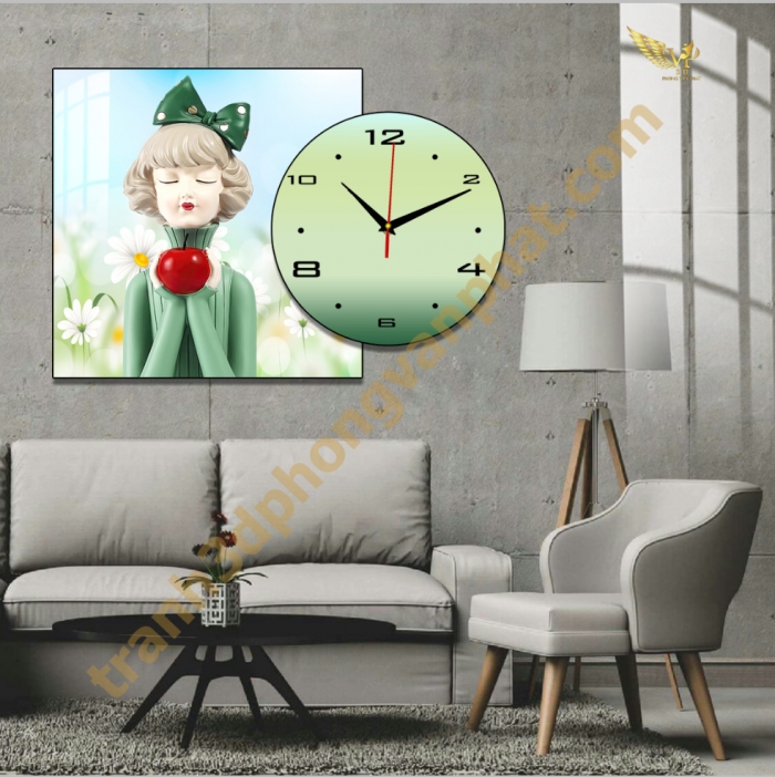 Tranh Đồng Hồ Treo Tường Cách Điệu: Một Tác Phẩm Nghệ Thuật 