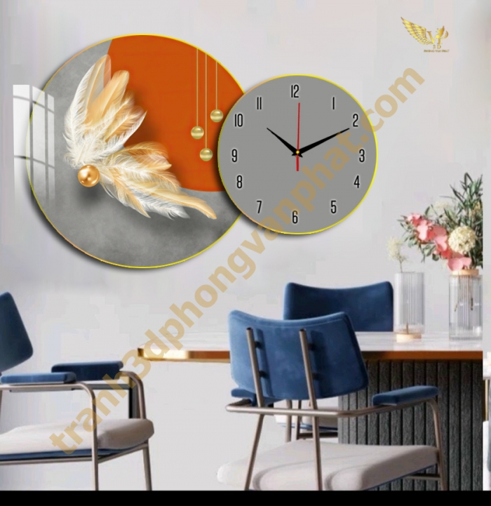 Tranh Đồng Hồ Treo Tường Cách Điệu: Một Tác Phẩm Nghệ Thuật 