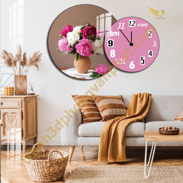 Tranh Đồng Hồ Treo Tường Cách Điệu: Một Tác Phẩm Nghệ Thuật 