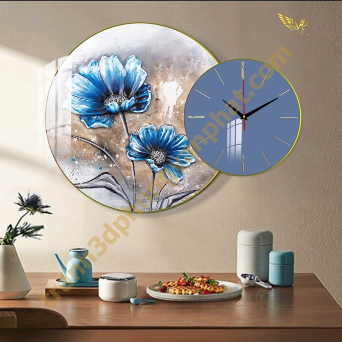 Tranh Đồng Hồ Treo Tường Cách Điệu: Một Tác Phẩm Nghệ Thuật 