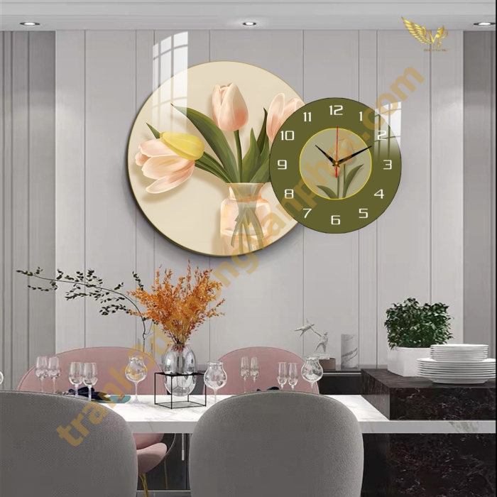 Tranh Đồng Hồ Treo Tường Cách Điệu: Một Tác Phẩm Nghệ Thuật 