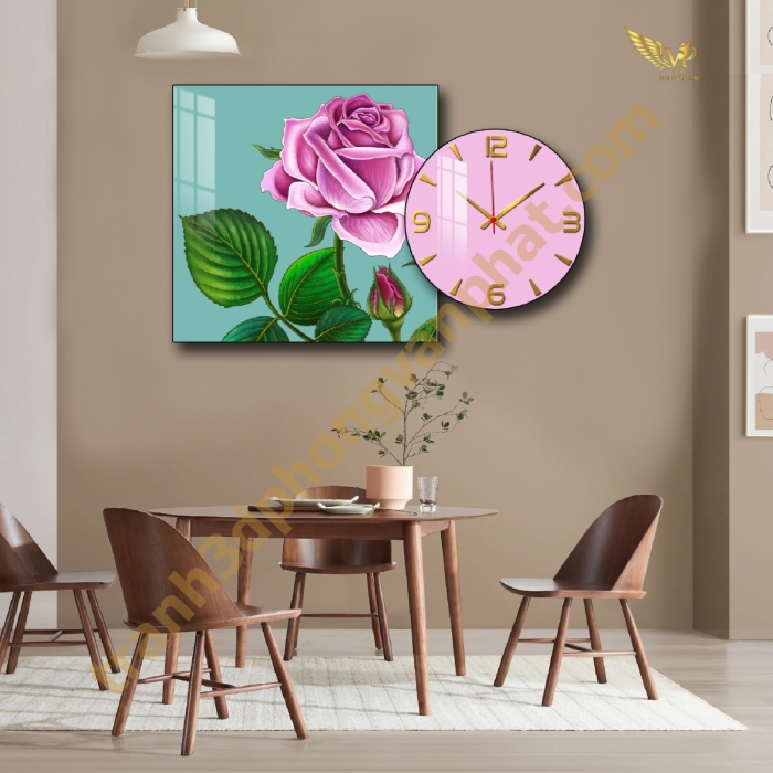 Tranh Đồng Hồ Treo Tường Cách Điệu: Một Tác Phẩm Nghệ Thuật 