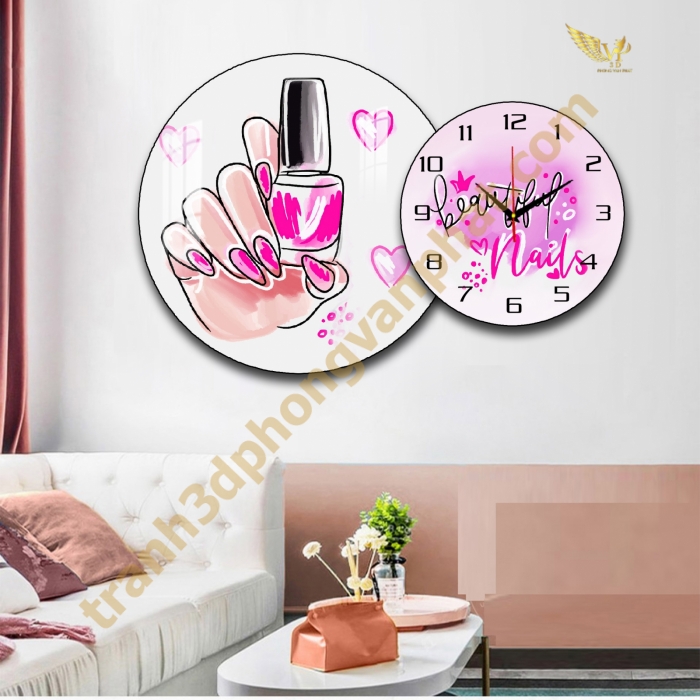 Tranh Đồng Hồ Treo Tường Cách Điệu: Một Tác Phẩm Nghệ Thuật 