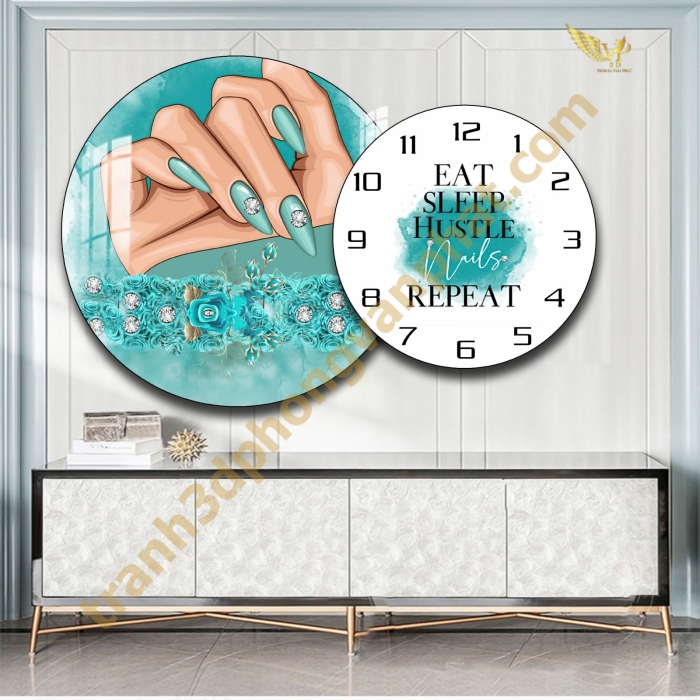 Tranh Đồng Hồ Treo Tường Cách Điệu: Một Tác Phẩm Nghệ Thuật 