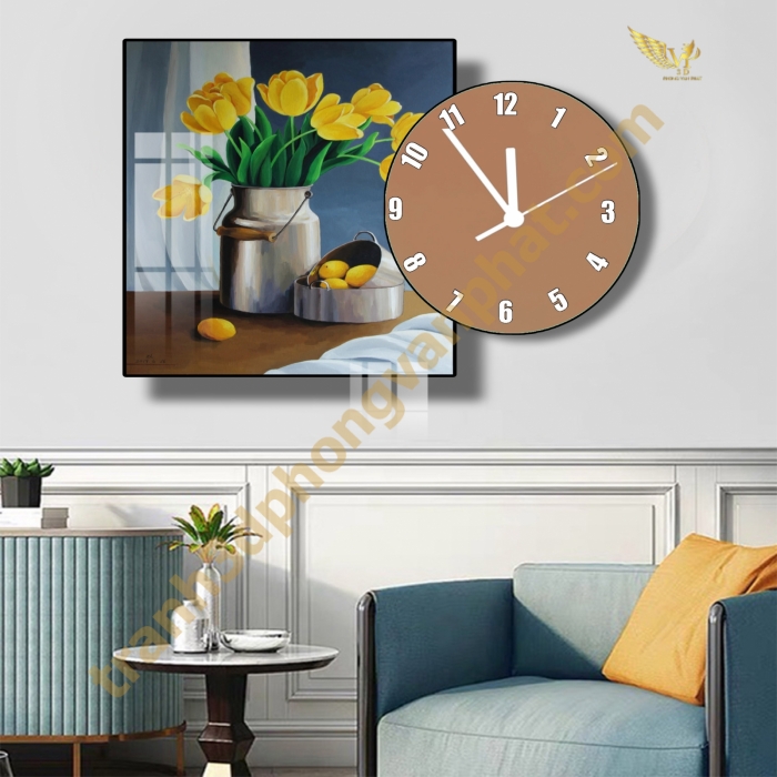 Tranh Đồng Hồ Treo Tường Cách Điệu: Một Tác Phẩm Nghệ Thuật 