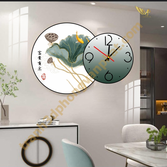Tranh Đồng Hồ Treo Tường Cách Điệu: Một Tác Phẩm Nghệ Thuật 