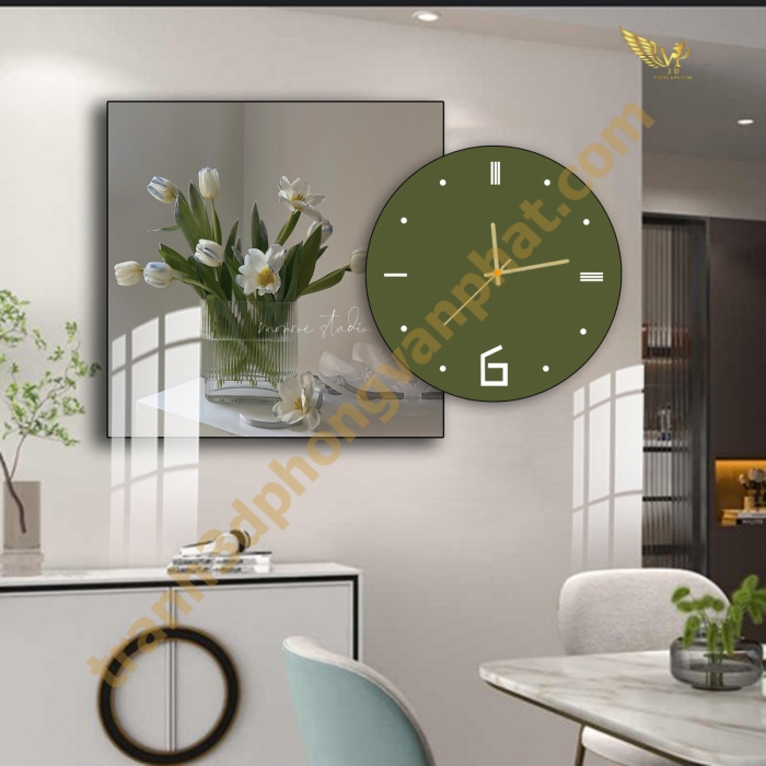 Tranh Đồng Hồ Treo Tường Cách Điệu: Một Tác Phẩm Nghệ Thuật 