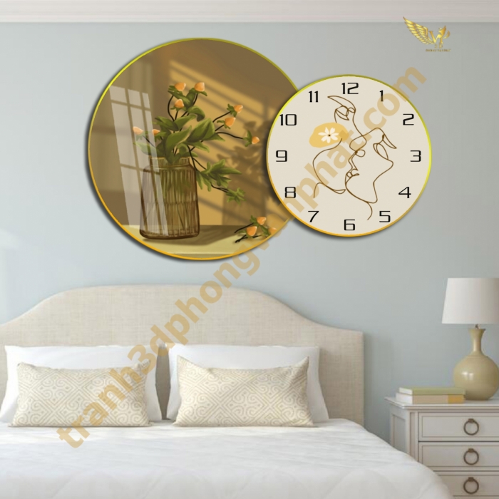 Tranh Đồng Hồ Treo Tường Cách Điệu: Một Tác Phẩm Nghệ Thuật 