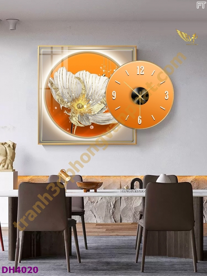 Tranh Đồng Hồ Treo Tường Cách Điệu: Một Tác Phẩm Nghệ Thuật 