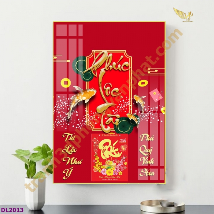 Lịch tết 2024 - Thiết kế và sản xuất tranh lịch cho tặng theo yêu cầu