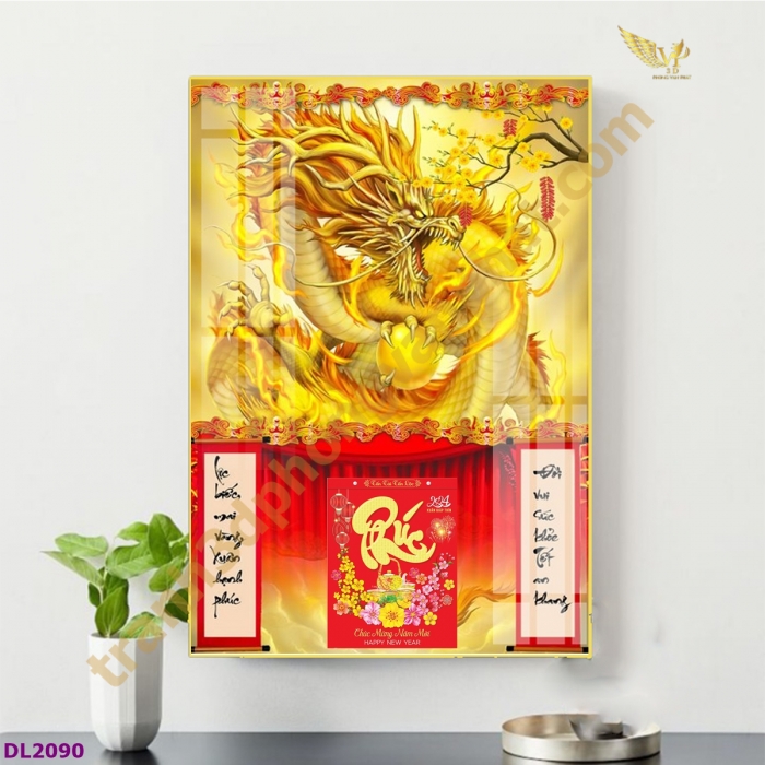 Lịch tết 2024 - Thiết kế và sản xuất tranh lịch cho tặng theo yêu cầu
