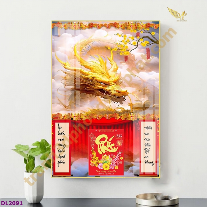 Lịch tết 2024 - Thiết kế và sản xuất tranh lịch cho tặng theo yêu cầu