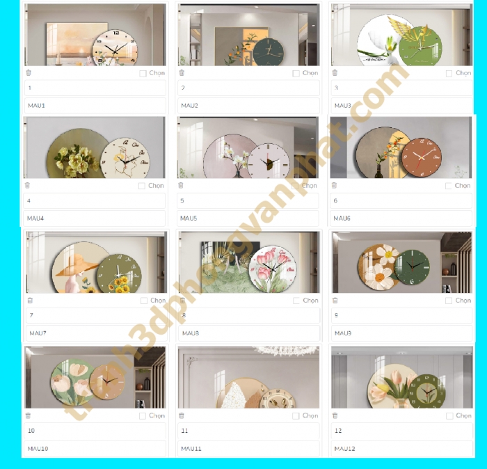 40+++ Mẫu Đồng hồ treo tường, tranh  kết hợp đồng hồ tráng gương, tô điểm không gian sống hoàn hảo