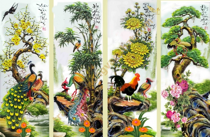 TRANH TỨ QUÝ 