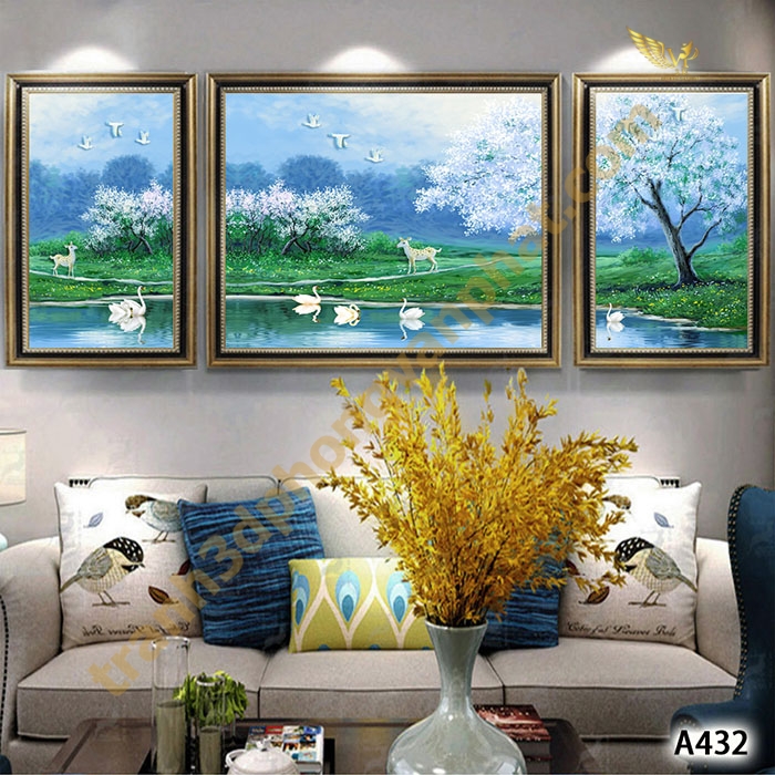 TRANH TREO TƯỜNG - TRÁNG GƯƠNG