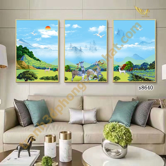 TRANH TREO TƯỜNG - TRÁNG GƯƠNG