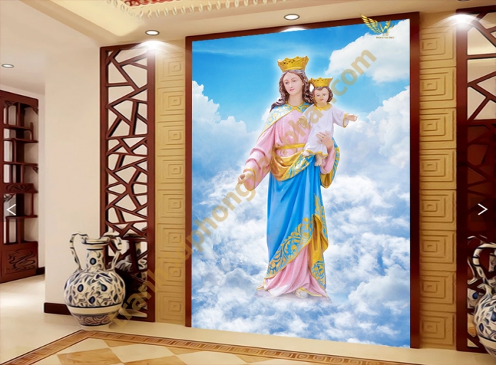 Tranh 3d công giáo thiết kế theo yêu cầu