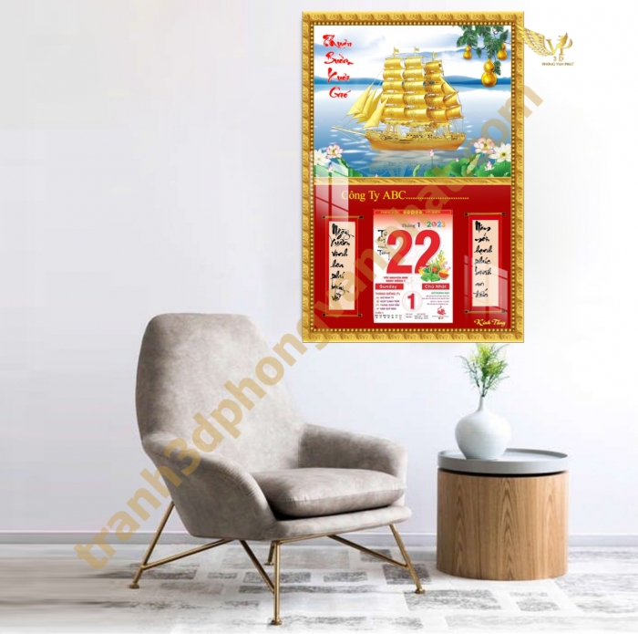 Lịch tết 2024 - Thiết kế và sản xuất tranh lịch cho tặng theo yêu cầu