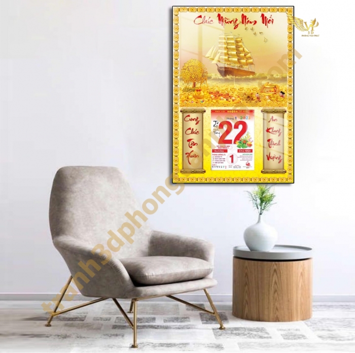 Lịch tết 2024 - Thiết kế và sản xuất tranh lịch cho tặng theo yêu cầu