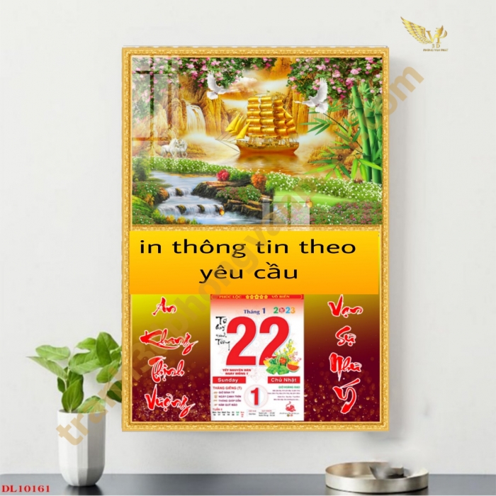 Lịch tết 2024 - Thiết kế và sản xuất tranh lịch cho tặng theo yêu cầu