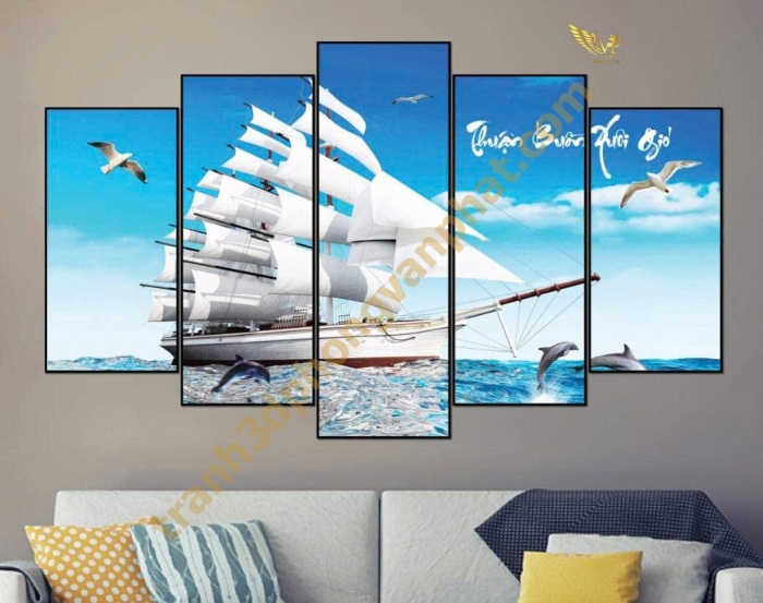Tranh decor treo tường hiện đai - Tranh 3d Phong Vạn Phát 