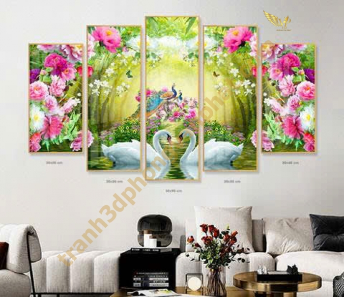 Tranh decor treo tường hiện đai - Tranh 3d Phong Vạn Phát 
