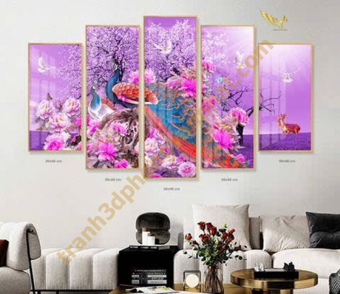 Tranh decor treo tường hiện đai - Tranh 3d Phong Vạn Phát 