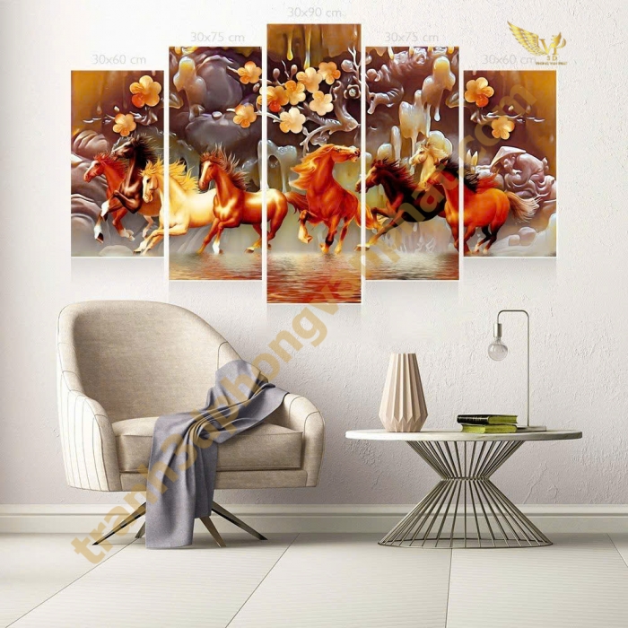 Tranh decor treo tường hiện đai - Tranh 3d Phong Vạn Phát 