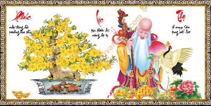 Tranh Hoa Mai Vàng – Vẻ đẹp rực rỡ và ý nghĩa trong đời sống người dân miền Nam