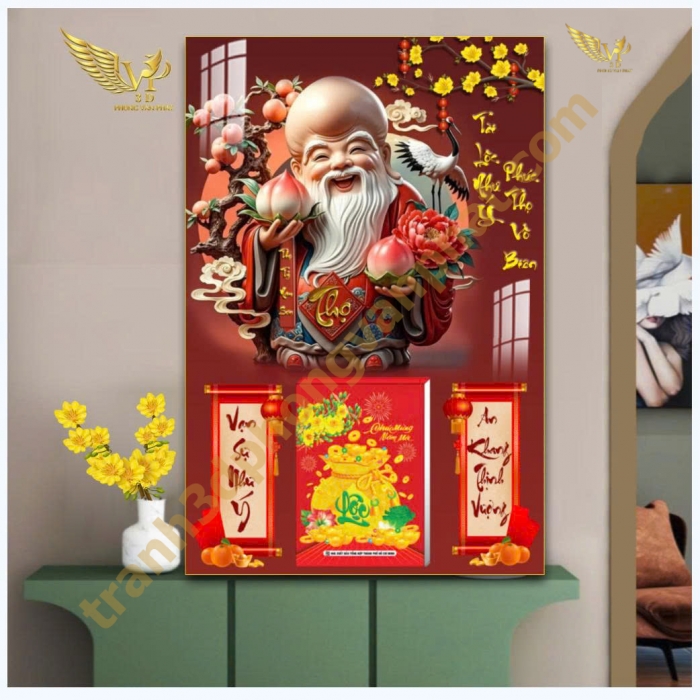 Lịch gổ tráng gương - Thiết kế và in lịch tết theo yêu cầu 