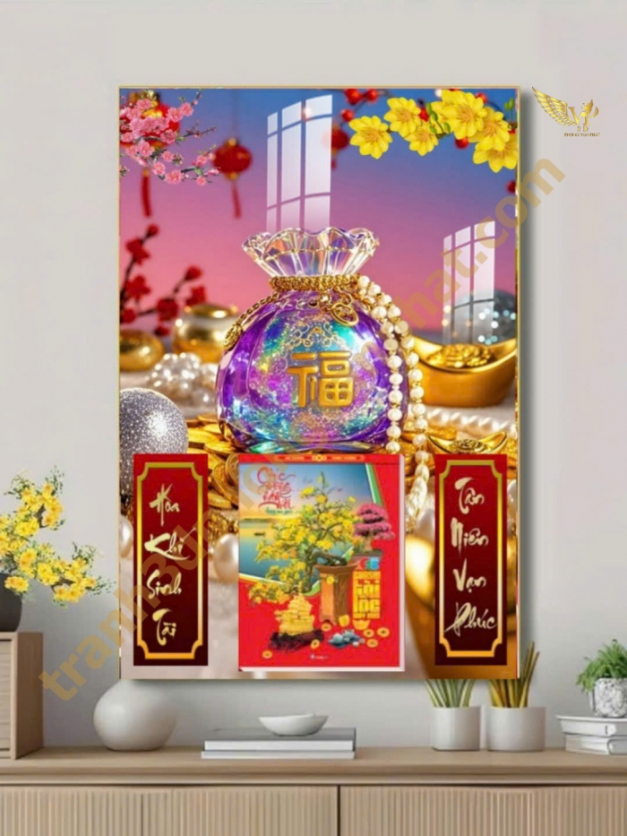 Lịch Gỗ Tráng Gương Đinh Mùi 2027