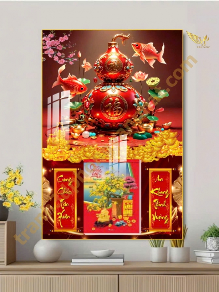 Lịch Gỗ Tráng Gương Đinh Mùi 2027