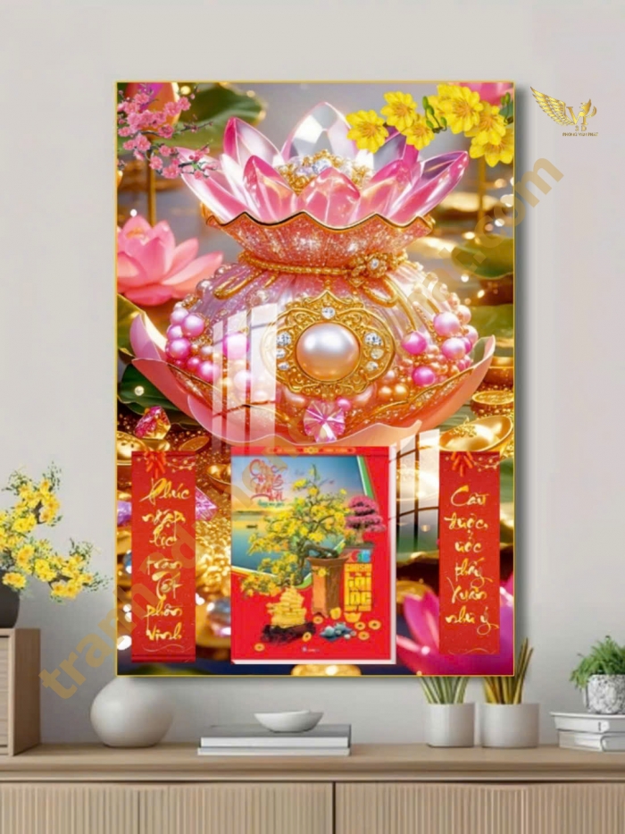 Lịch Gỗ Tráng Gương Đinh Mùi 2027