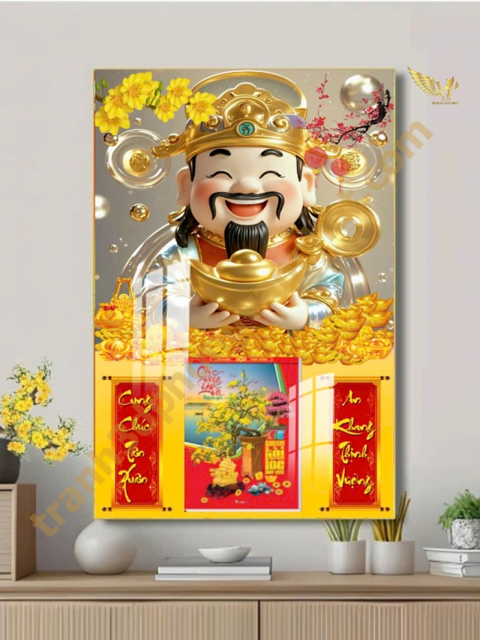 Lịch Gỗ Tráng Gương Đinh Mùi 2027
