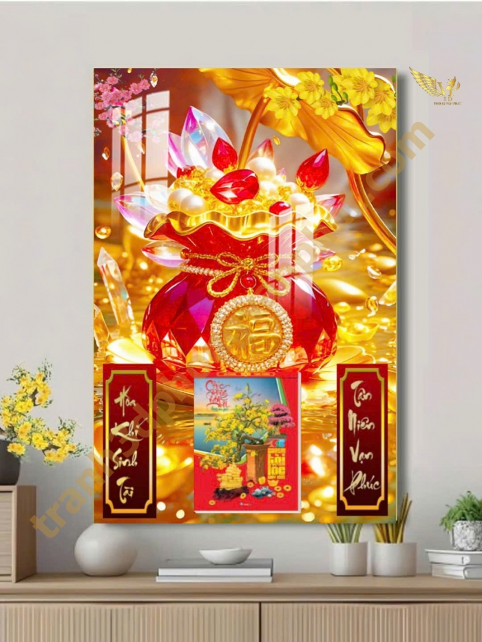 Lịch Gỗ Tráng Gương Đinh Mùi 2027